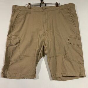 Levi‎ Strauss Signature Gold Men's Cargo Shorts Size 42 Khaki Casual